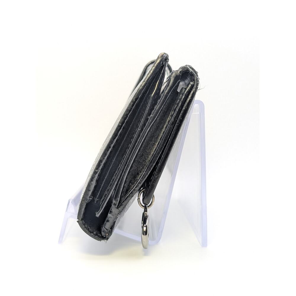 Auth Gucci Implement Black Canvas & Leather Walle… - image 4